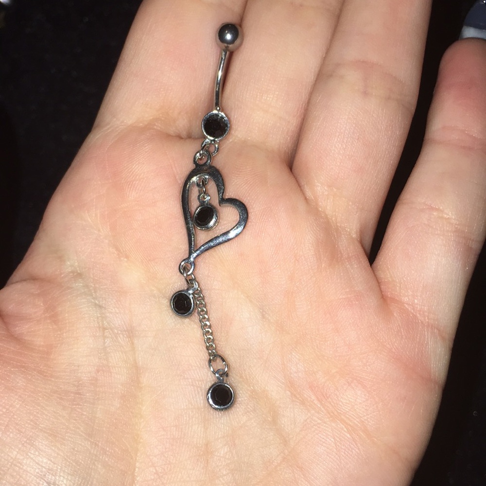 Dangly belly button ring